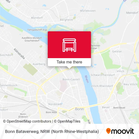 Карта Bonn Bataverweg