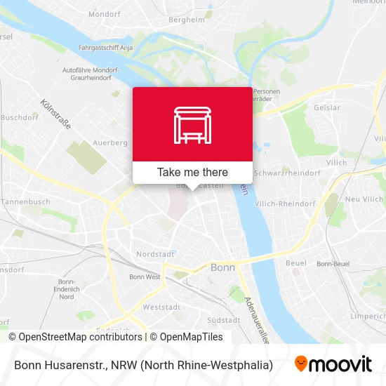 Карта Bonn Husarenstr.