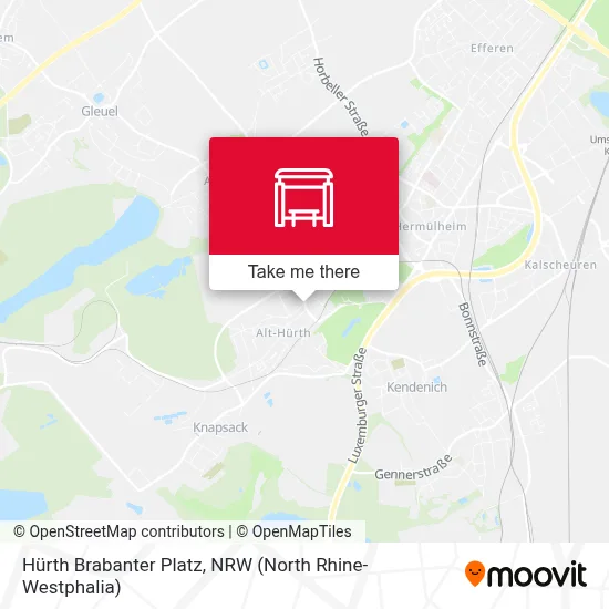 Hürth Brabanter Platz map