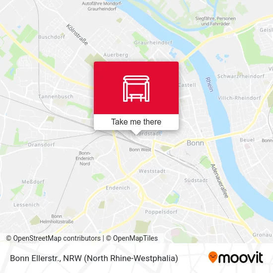 Bonn Ellerstr. map