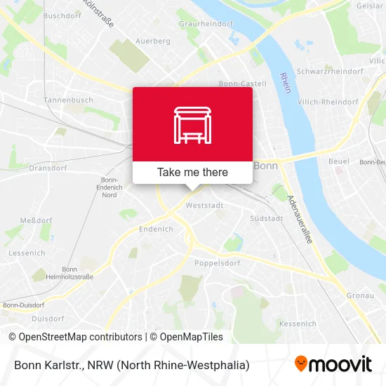 Карта Bonn Karlstr.