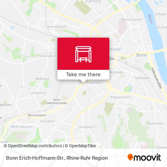 Bonn Erich-Hoffmann-Str. map