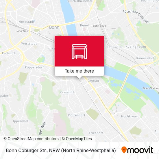 Карта Bonn Coburger Str.