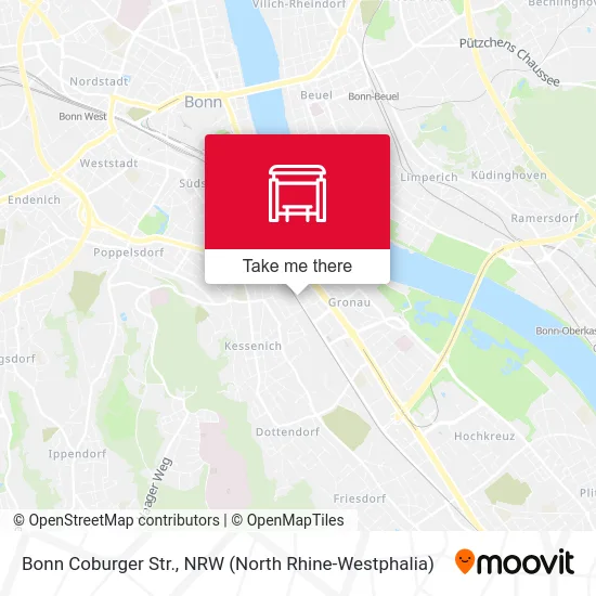 Карта Bonn Coburger Str.