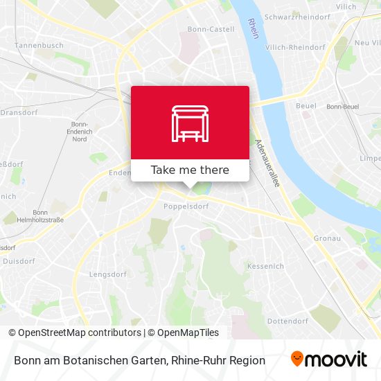 Bonn am Botanischen Garten map