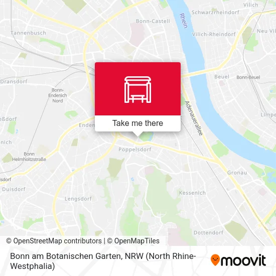 Карта Bonn am Botanischen Garten
