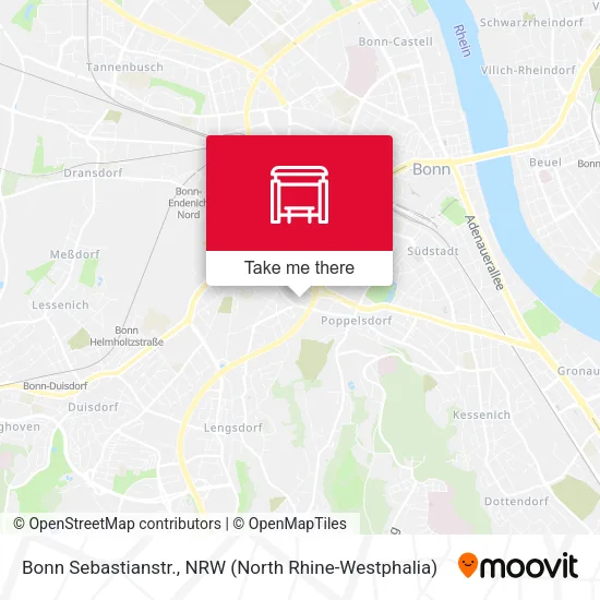 Карта Bonn Sebastianstr.