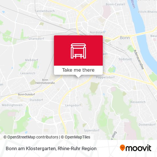 Bonn am Klostergarten map