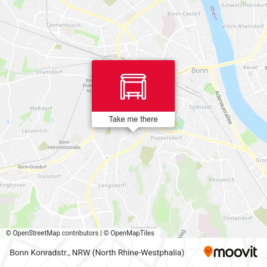 Карта Bonn Konradstr.