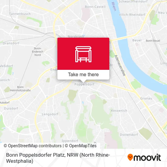 Карта Bonn Poppelsdorfer Platz