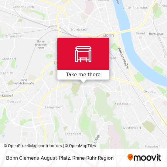 Bonn Clemens-August-Platz map