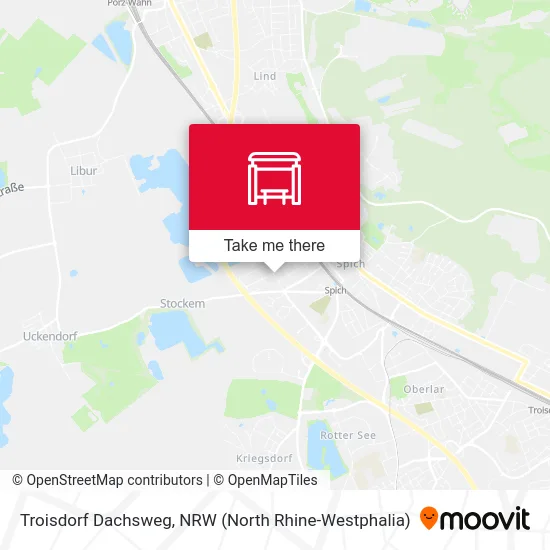 Troisdorf Dachsweg map