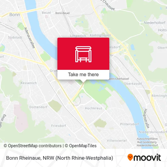 Карта Bonn Rheinaue