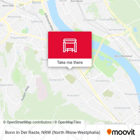 Карта Bonn In Der Raste