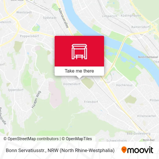 Карта Bonn Servatiusstr.
