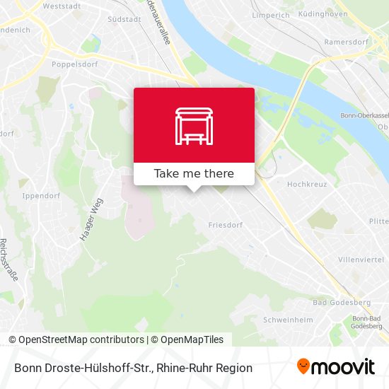 Bonn Droste-Hülshoff-Str. map