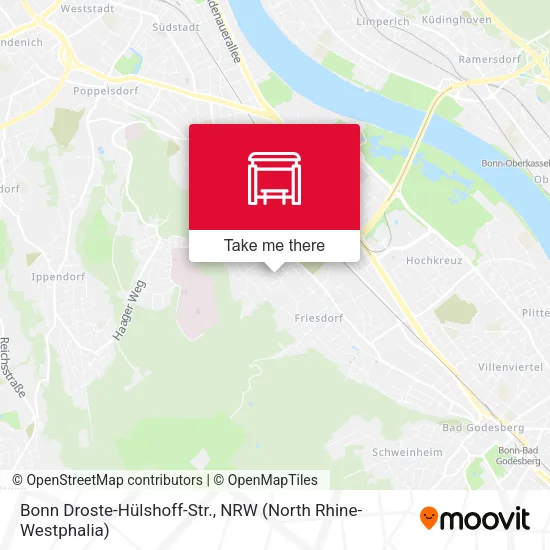 Карта Bonn Droste-Hülshoff-Str.