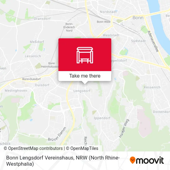 Карта Bonn Lengsdorf Vereinshaus