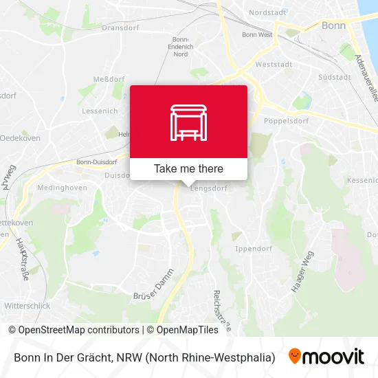 Карта Bonn In Der Grächt