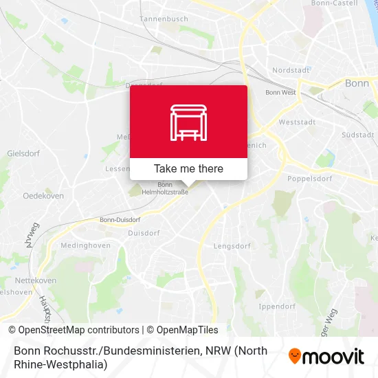 Bonn Rochusstr. / Bundesministerien map