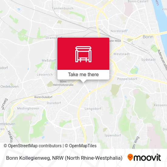 Карта Bonn Kollegienweg