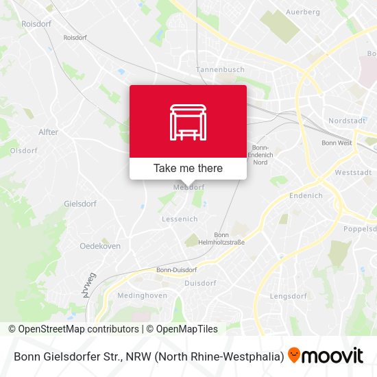 Карта Bonn Gielsdorfer Str.