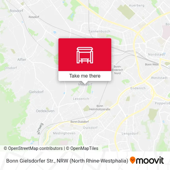 Карта Bonn Gielsdorfer Str.