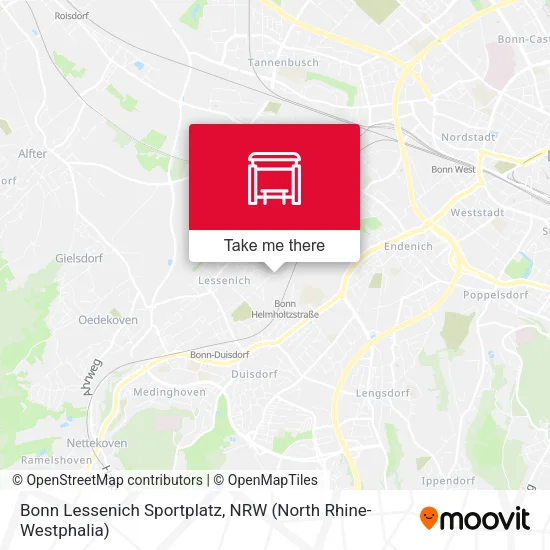 Карта Bonn Lessenich Sportplatz
