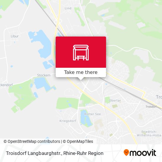 Troisdorf Langbaurghstr. map