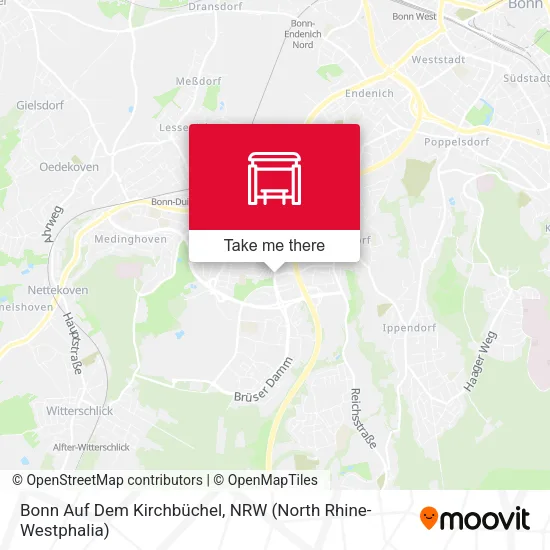 Карта Bonn Auf Dem Kirchbüchel