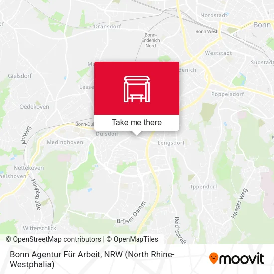 Карта Bonn Agentur Für Arbeit