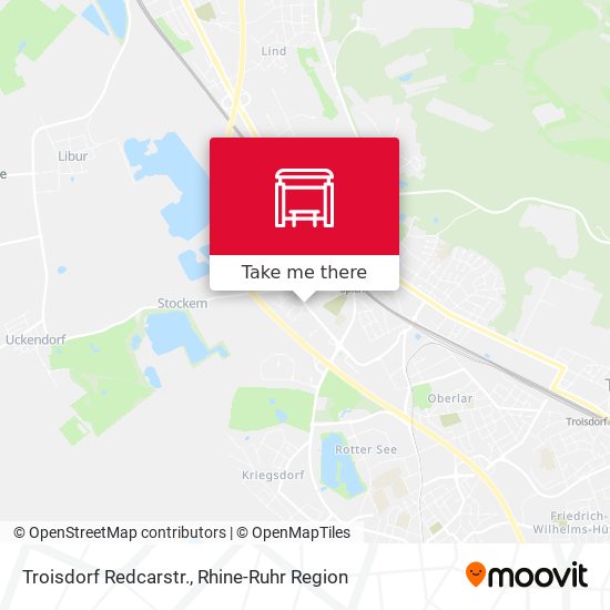 Troisdorf Redcarstr. map