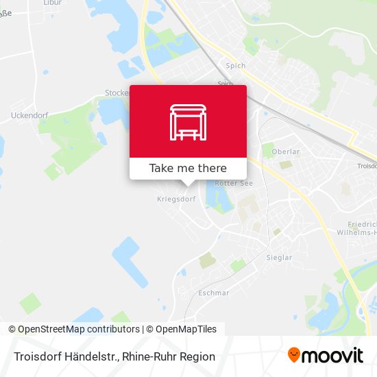 Troisdorf Händelstr. map
