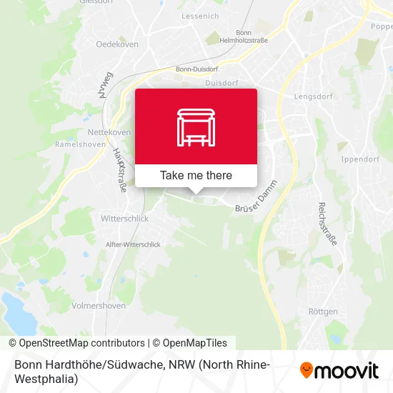 Карта Bonn Hardthöhe/Südwache