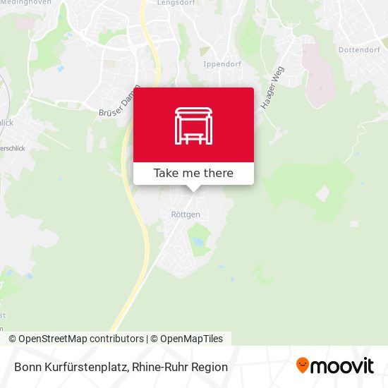 Bonn Kurfürstenplatz map