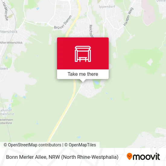 Карта Bonn Merler Allee