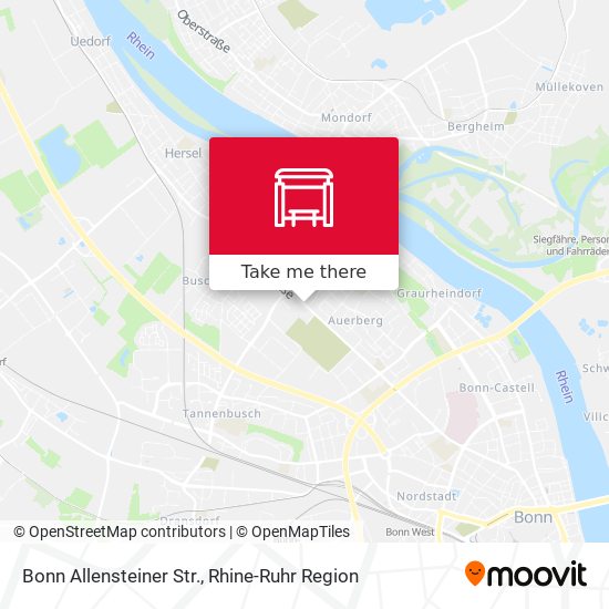 Bonn Allensteiner Str. map