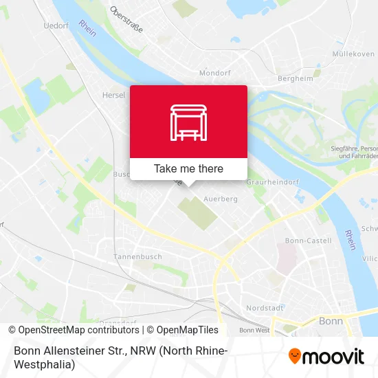Bonn Allensteiner Str. map