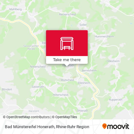 Bad Münstereifel Honerath map