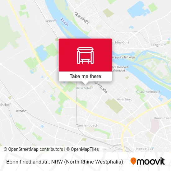 Карта Bonn Friedlandstr.