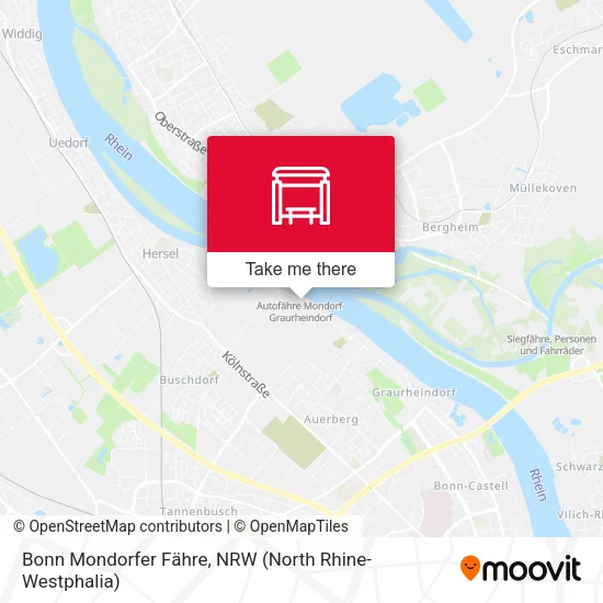 Bonn Mondorfer Fähre map