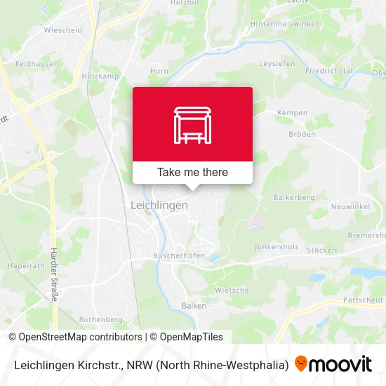 Карта Leichlingen Kirchstr.