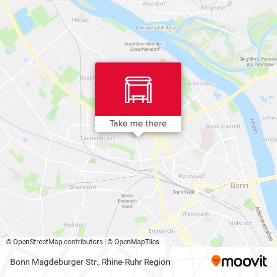 Bonn Magdeburger Str. map