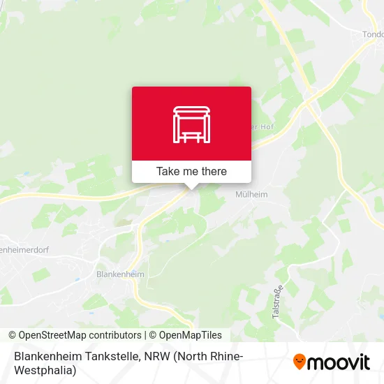 Карта Blankenheim Tankstelle