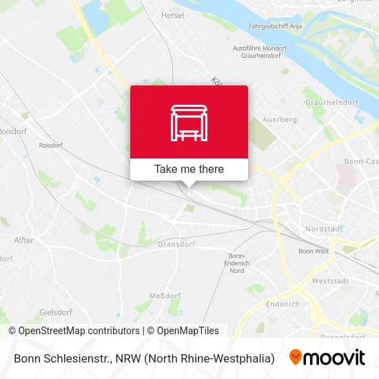 Карта Bonn Schlesienstr.