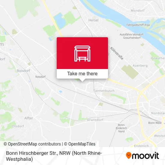 Карта Bonn Hirschberger Str.
