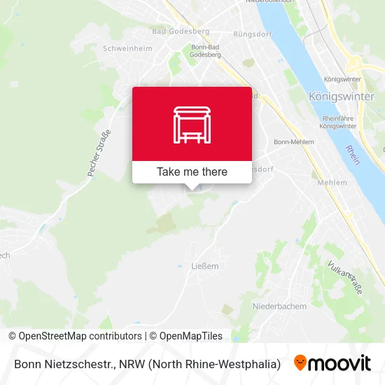 Карта Bonn Nietzschestr.