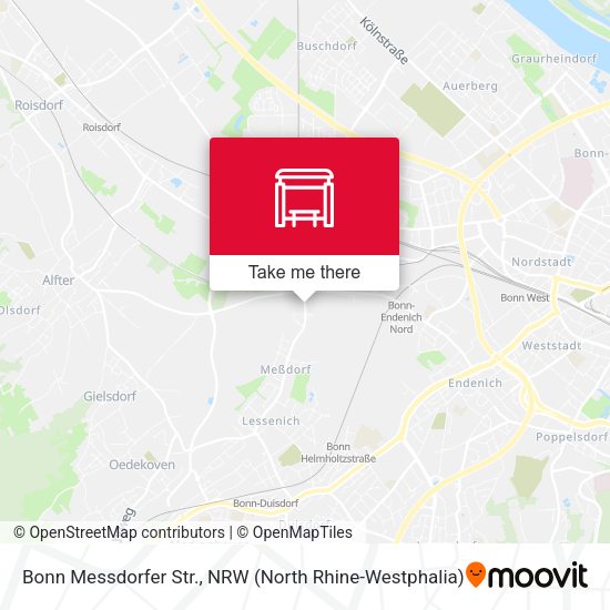 Bonn Messdorfer Str. map