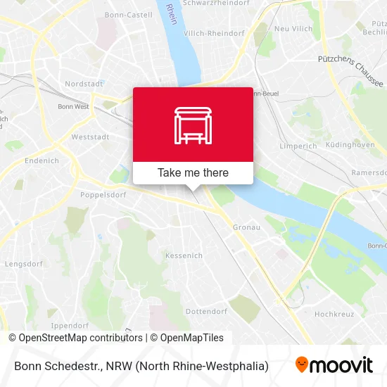 Карта Bonn Schedestr.