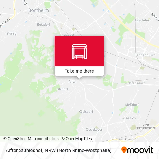 Карта Alfter Stühleshof